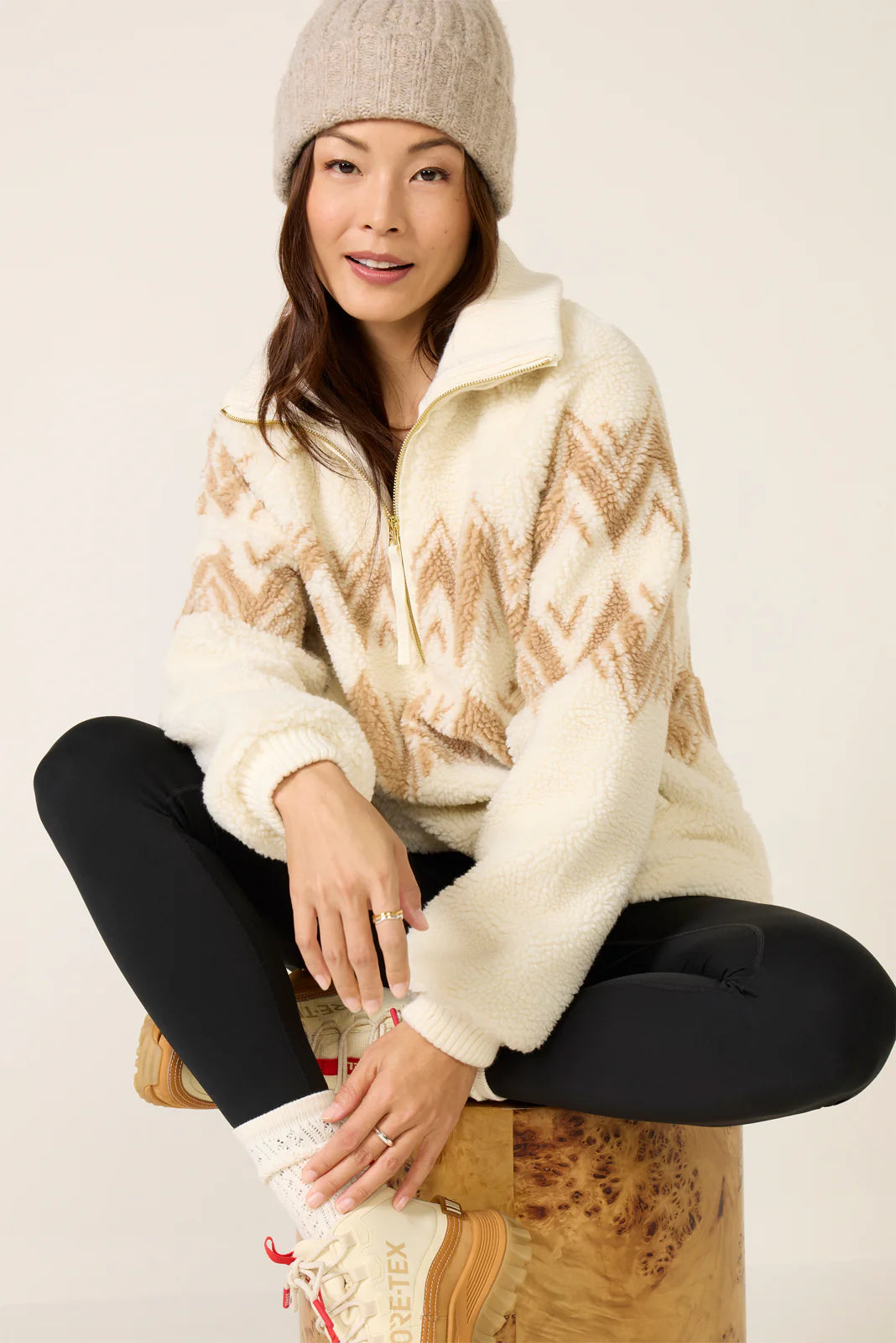 Hendrick Half Zip Sherpa
