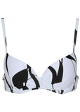 South Beach Push Up Top Sea Stripe
