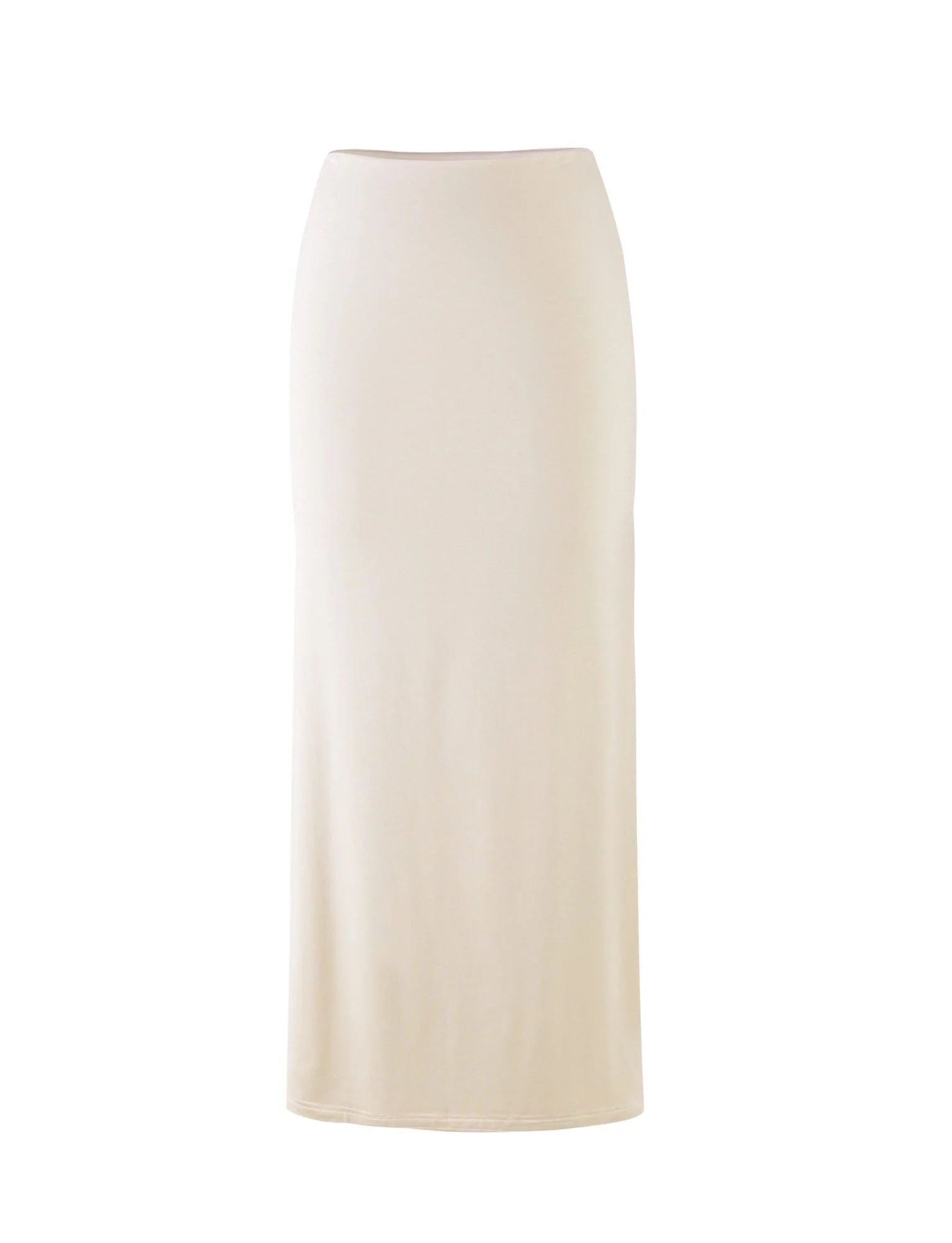 KAROLINA JERSEY SKIRT WHITE OFF WHITE IVORY