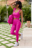 Easy Moves Fuchsia Petal Pop Active Tank