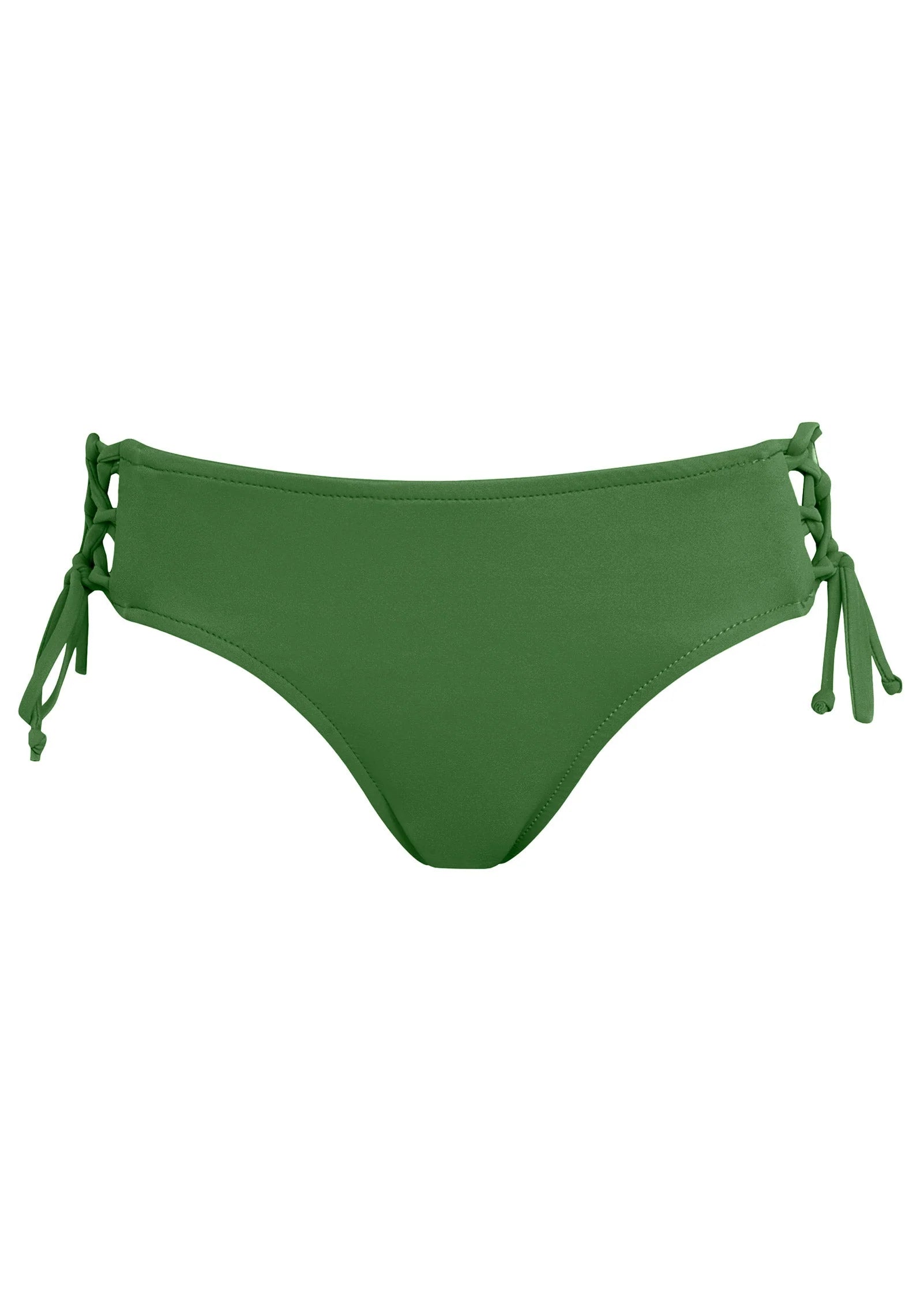 Lattice Side Bikini Bottom Everglades Green