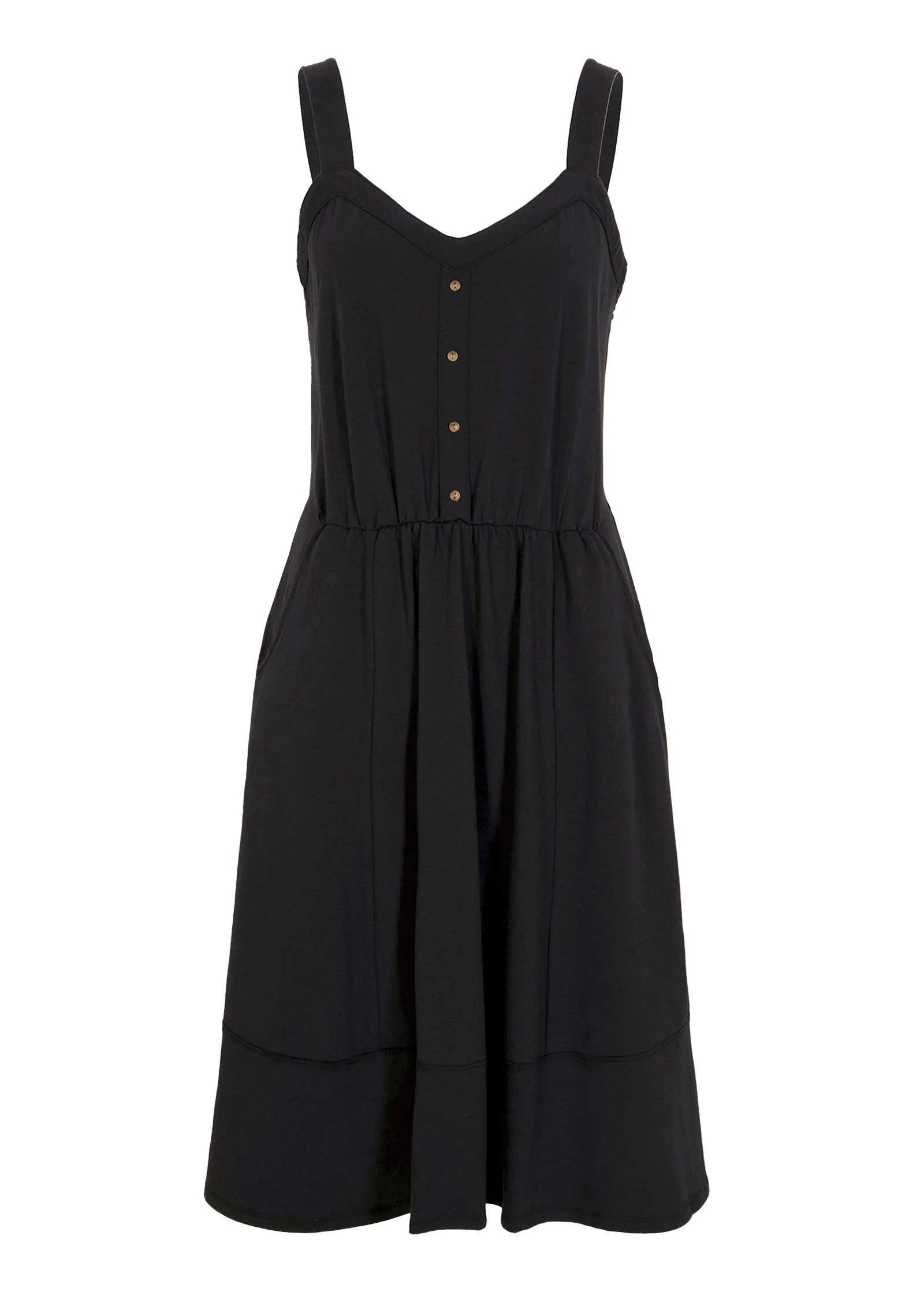 Jersey Sun Dress Black