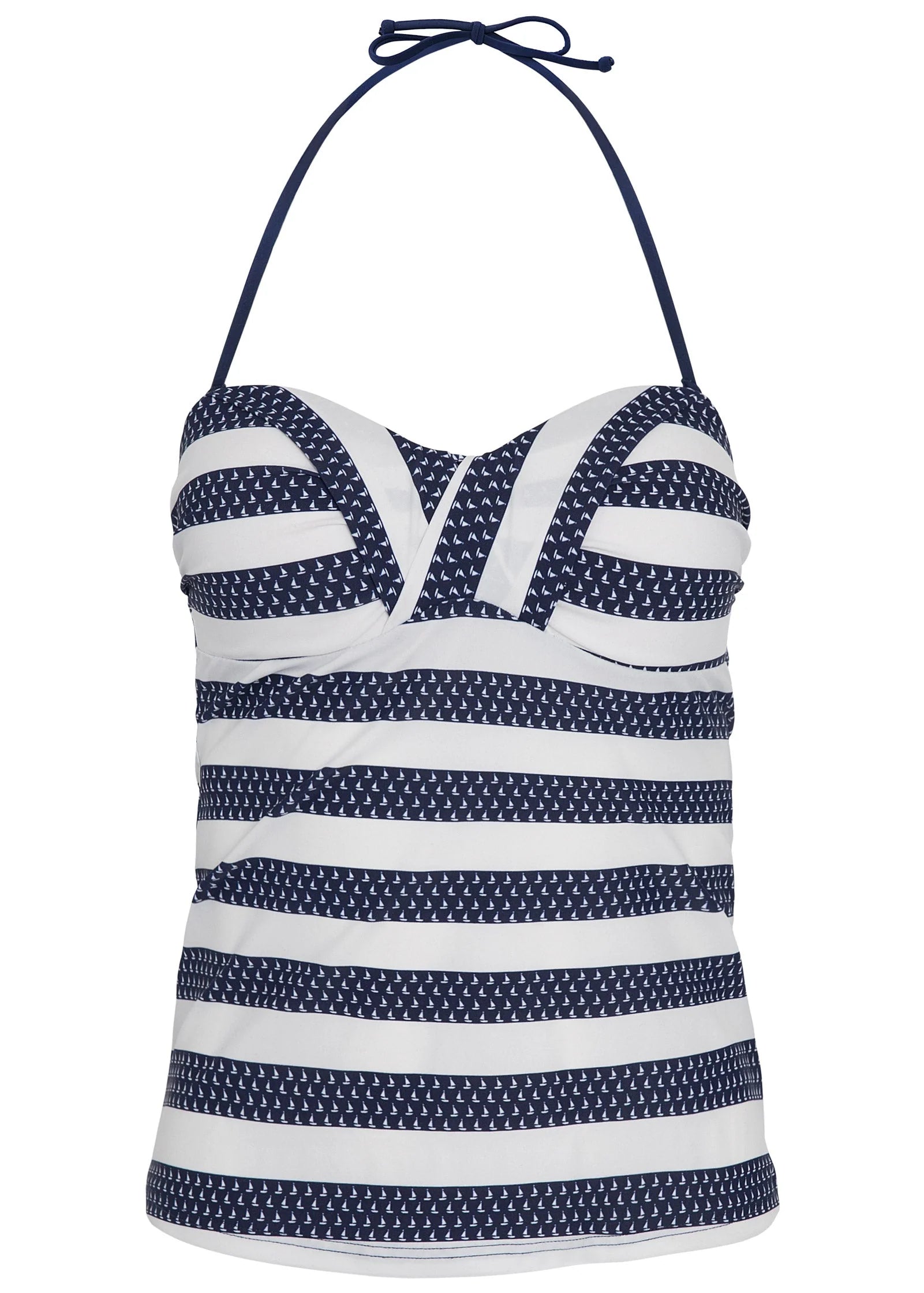 Bandeau Tankini Top Sailor Blue