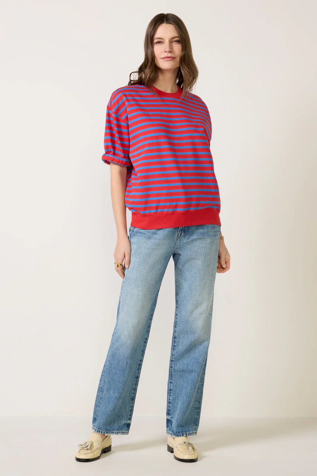Short Sleeve Oversized Sweatshirt