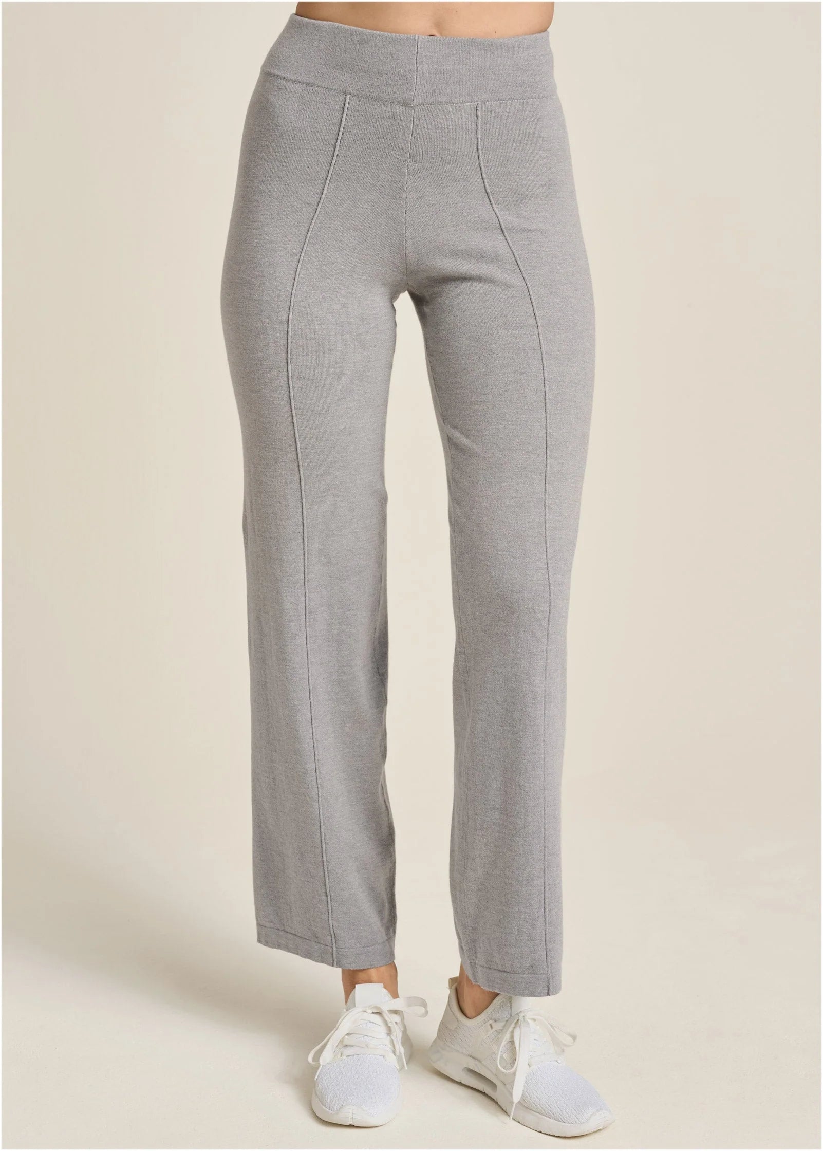 Knit Pants Heather Grey