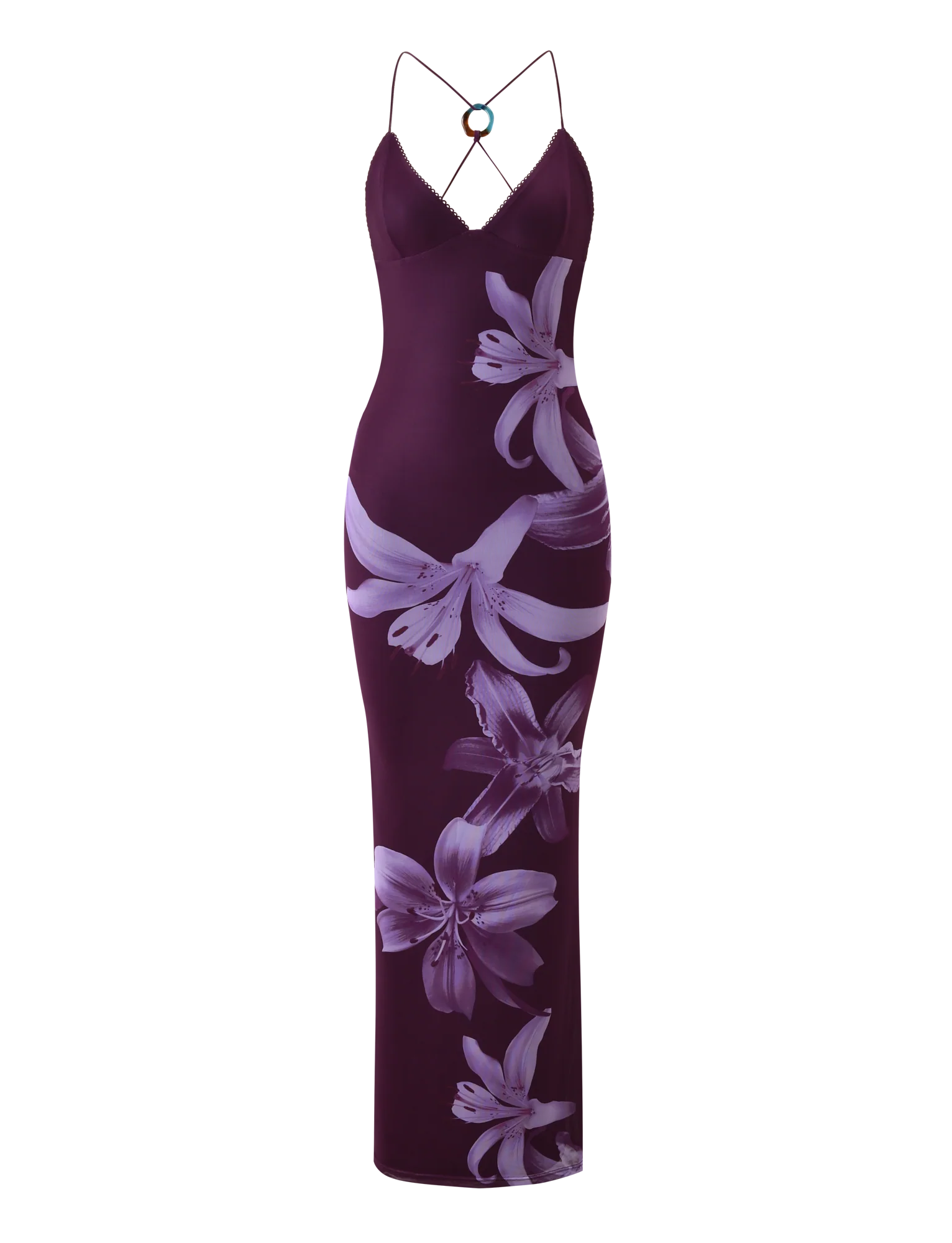 ORIELLE MAXI DRESS PLUM ORCHID
