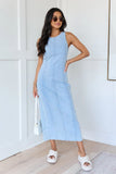 Blaze Denim Maxi Dress