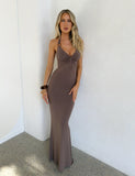 ZENEVA MAXI DRESS MOCHA