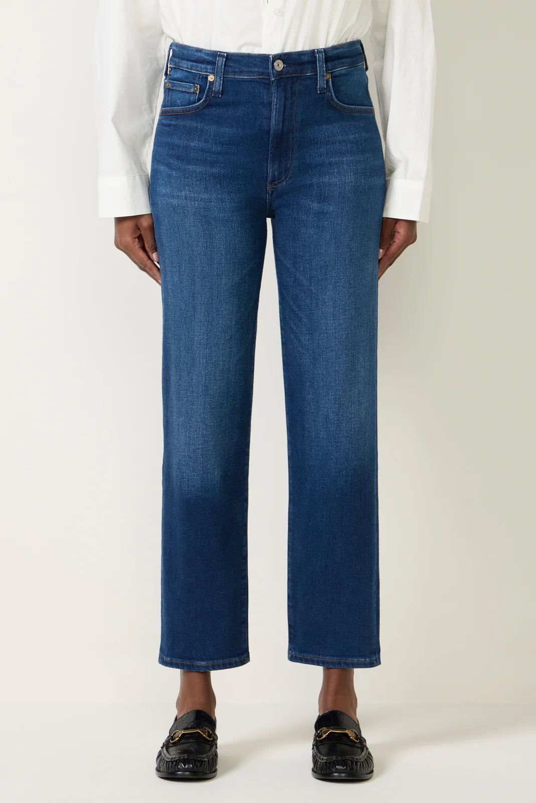 Caia High Rise Straight Jean