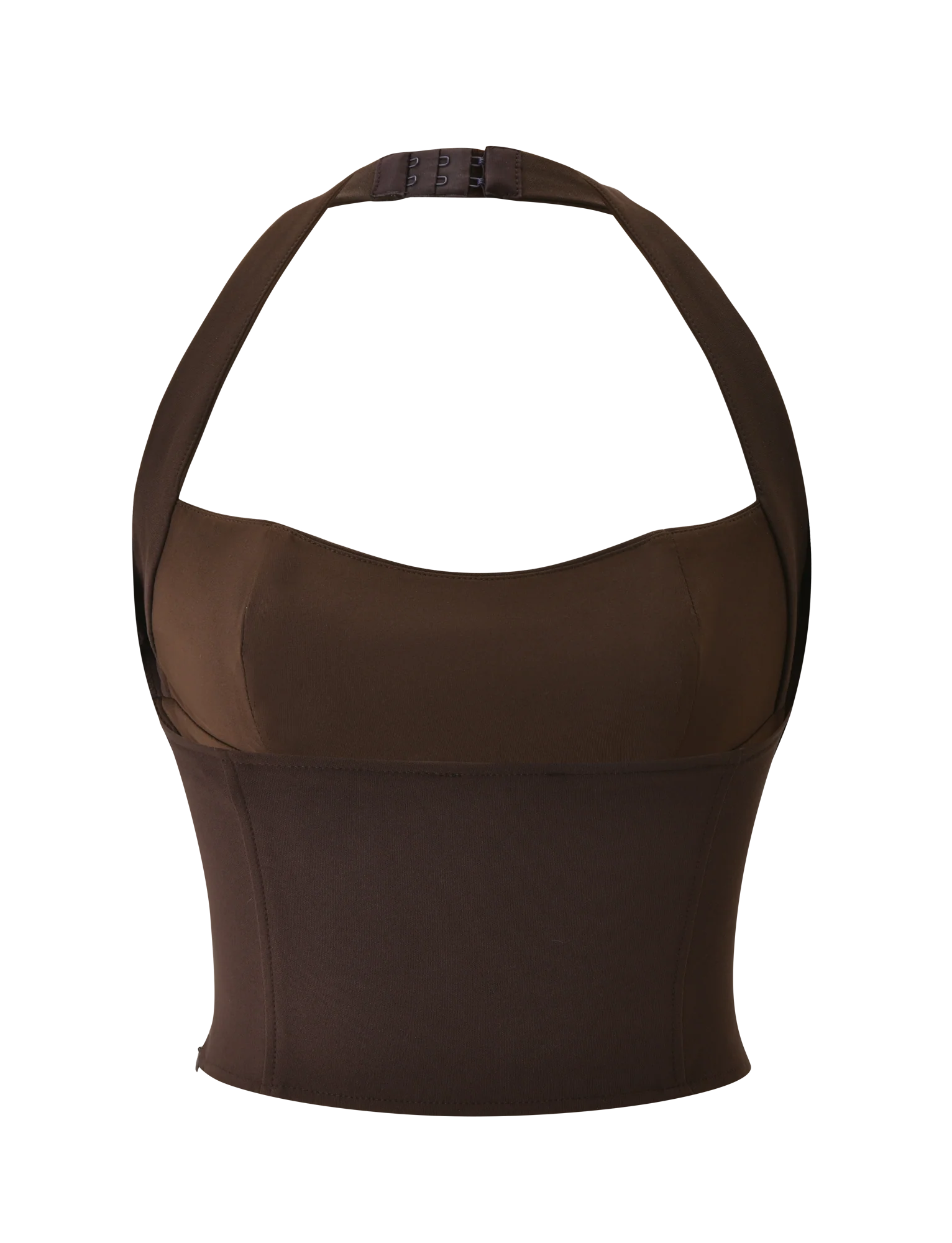 KITTIE BUCKLE TOP CHOCOLATE