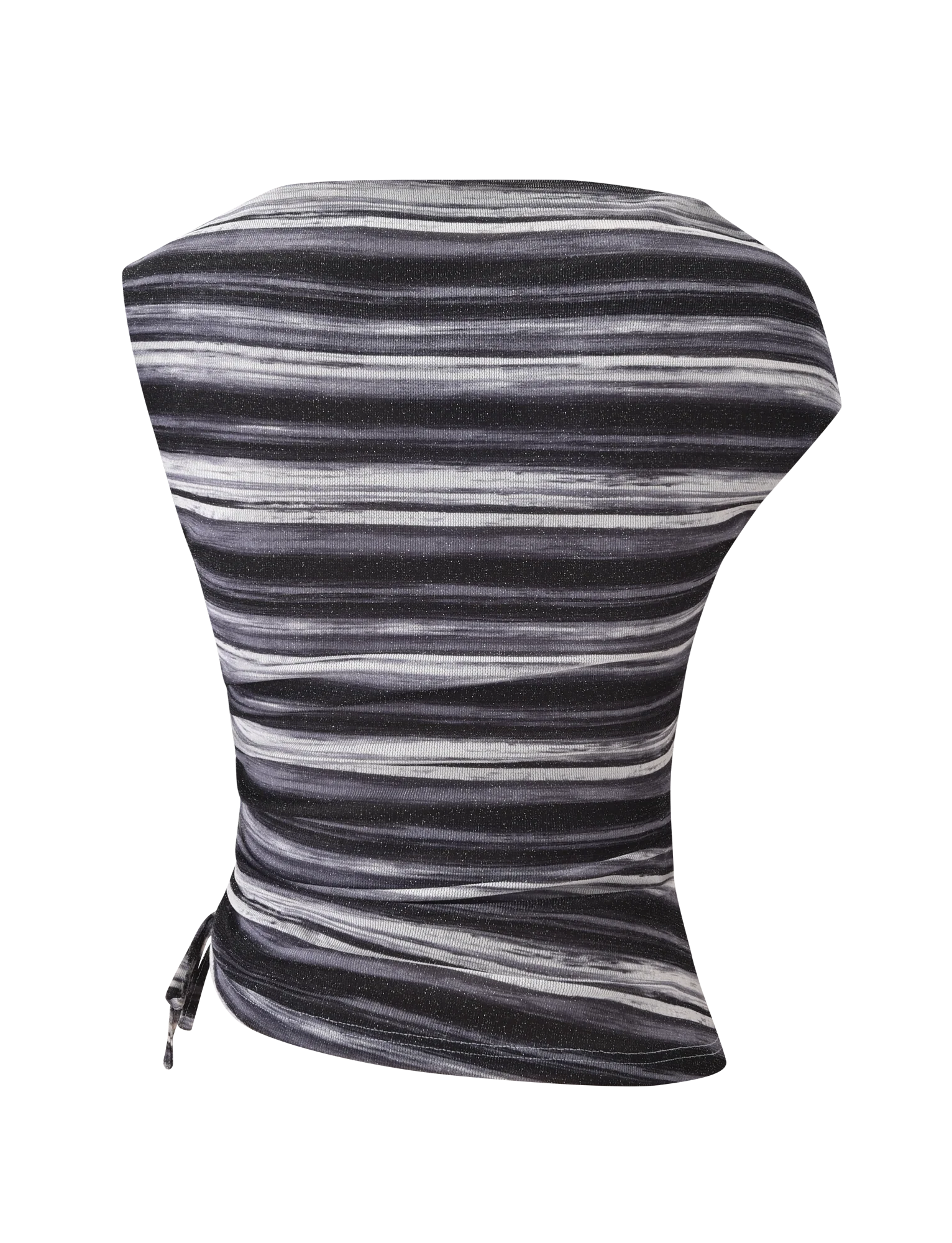 BRAELYN TOP GREY STRIPE