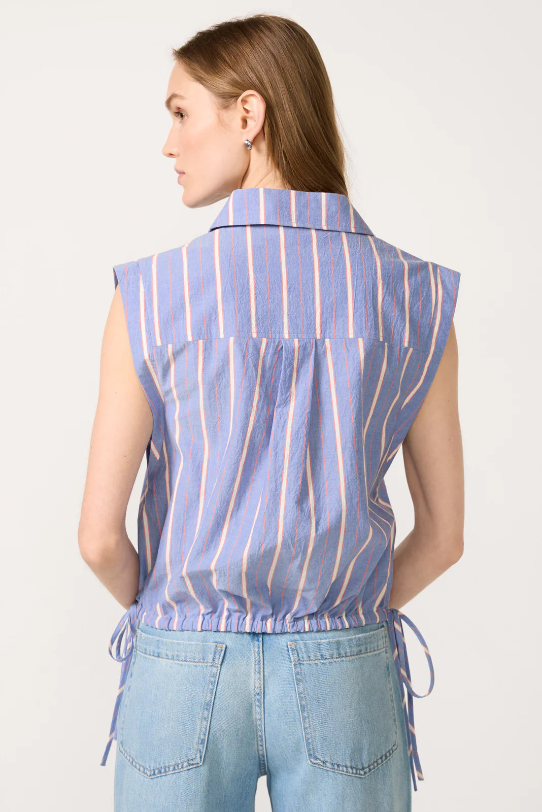 Gwen Side Tie Popover Top