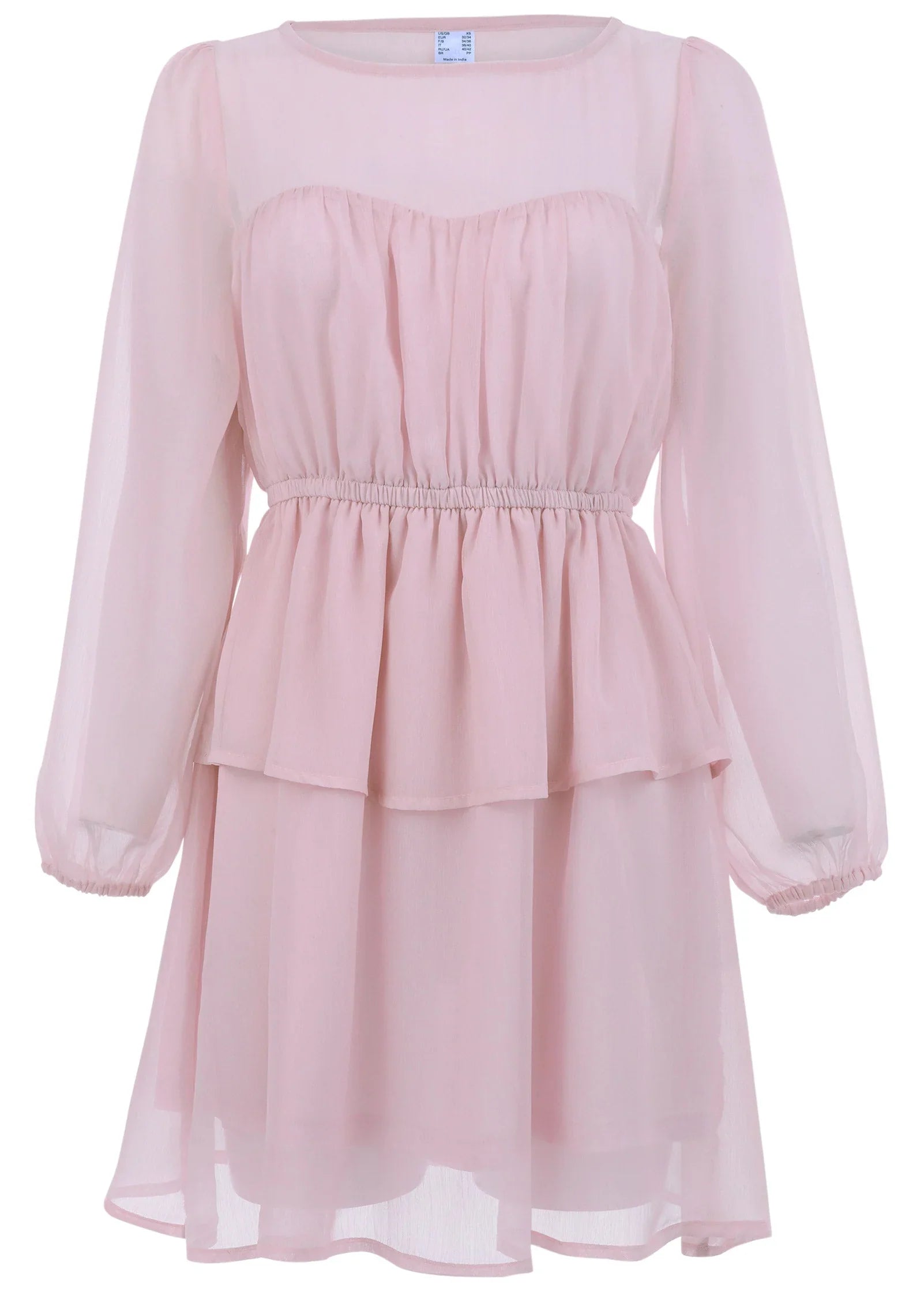 Sheer Beauty Mini Dress Lilac