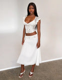 SASHA MIDI SKIRT IVORY