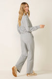 Cambrie Wide Leg Pintuck Pant