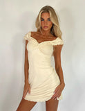 DENALI MINI DRESS WHITE BONE