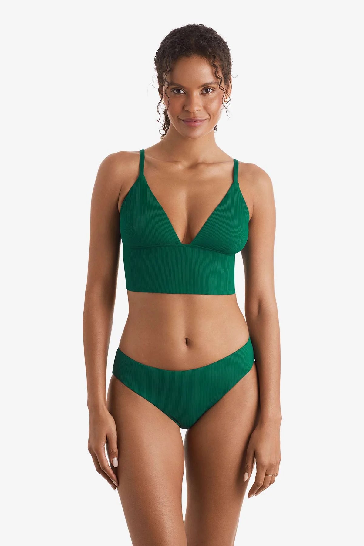 Logan Pant Emerald Lido Rib