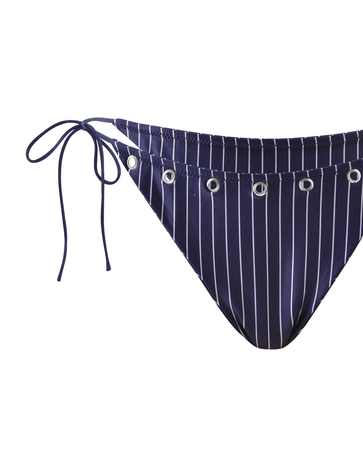 MARREN BIKINI BOTTOM NAVY PINSTRIPE