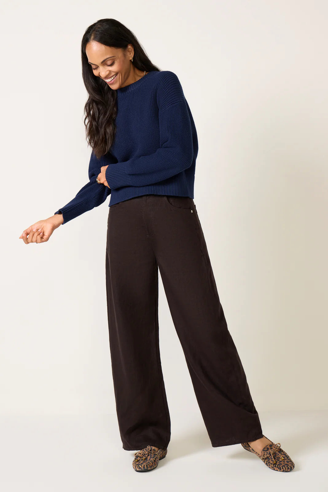 Audrey Crew Neck Sweater