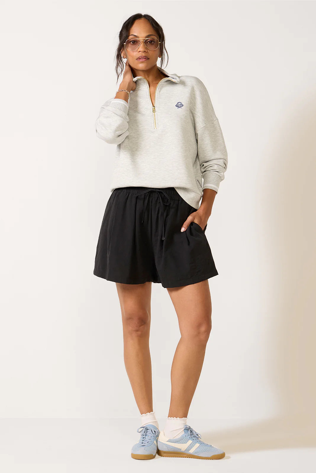 Bertie Half Zip Sweat