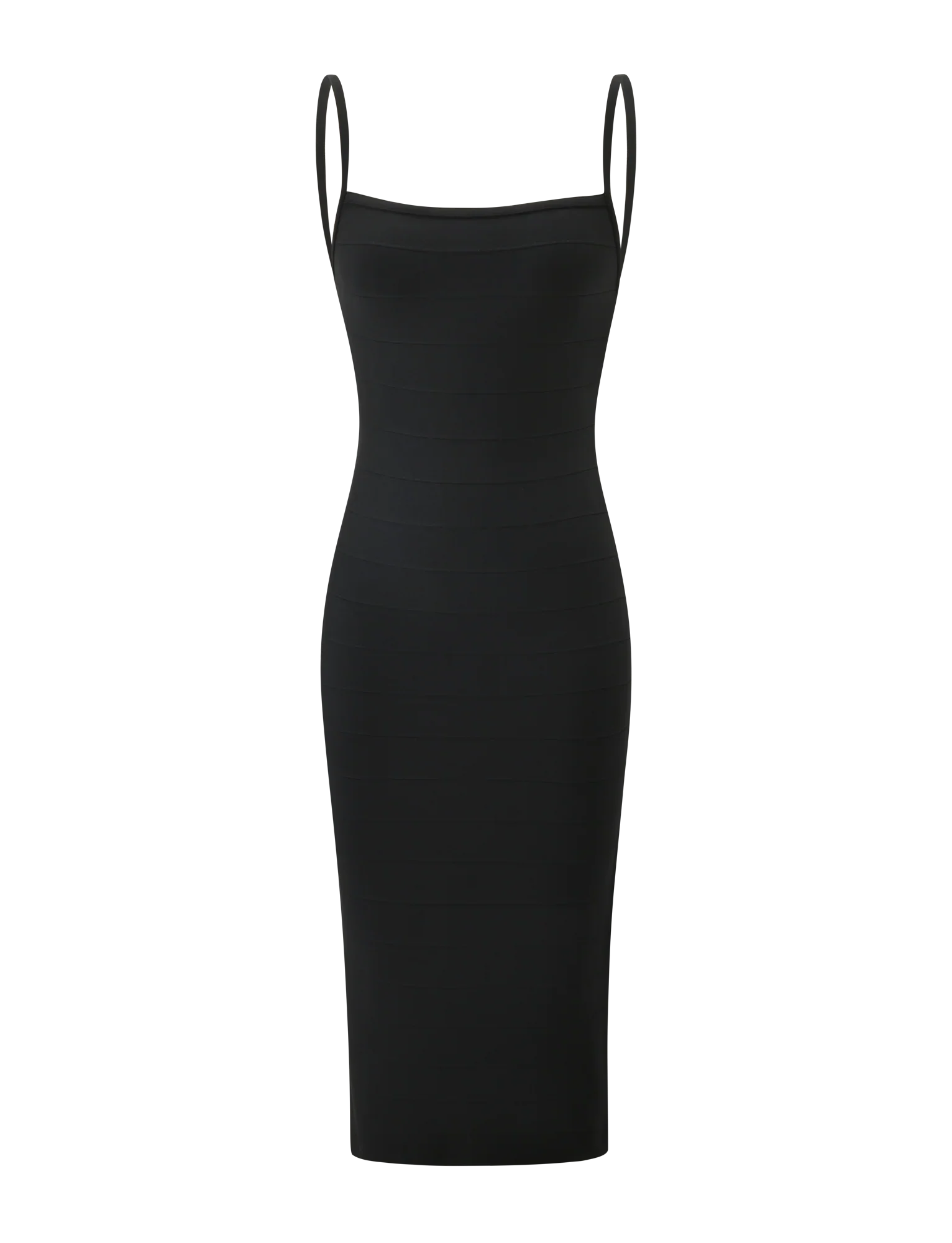 MIDORI MIDI BANDAGE DRESS BLACK