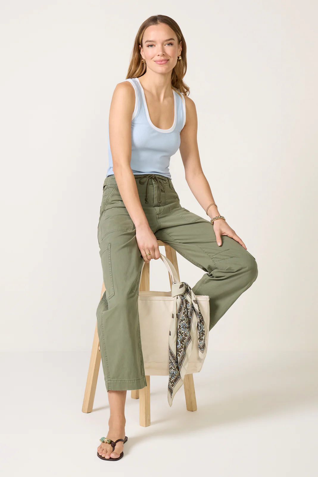Sirena Colorblocked Rib Tank