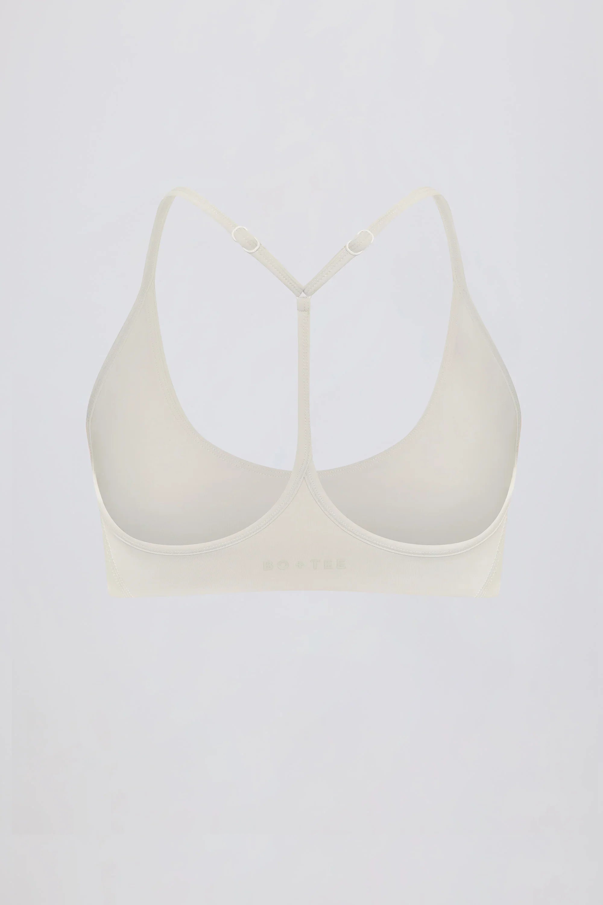 Soft Active Racerback Sports Bra in Oat