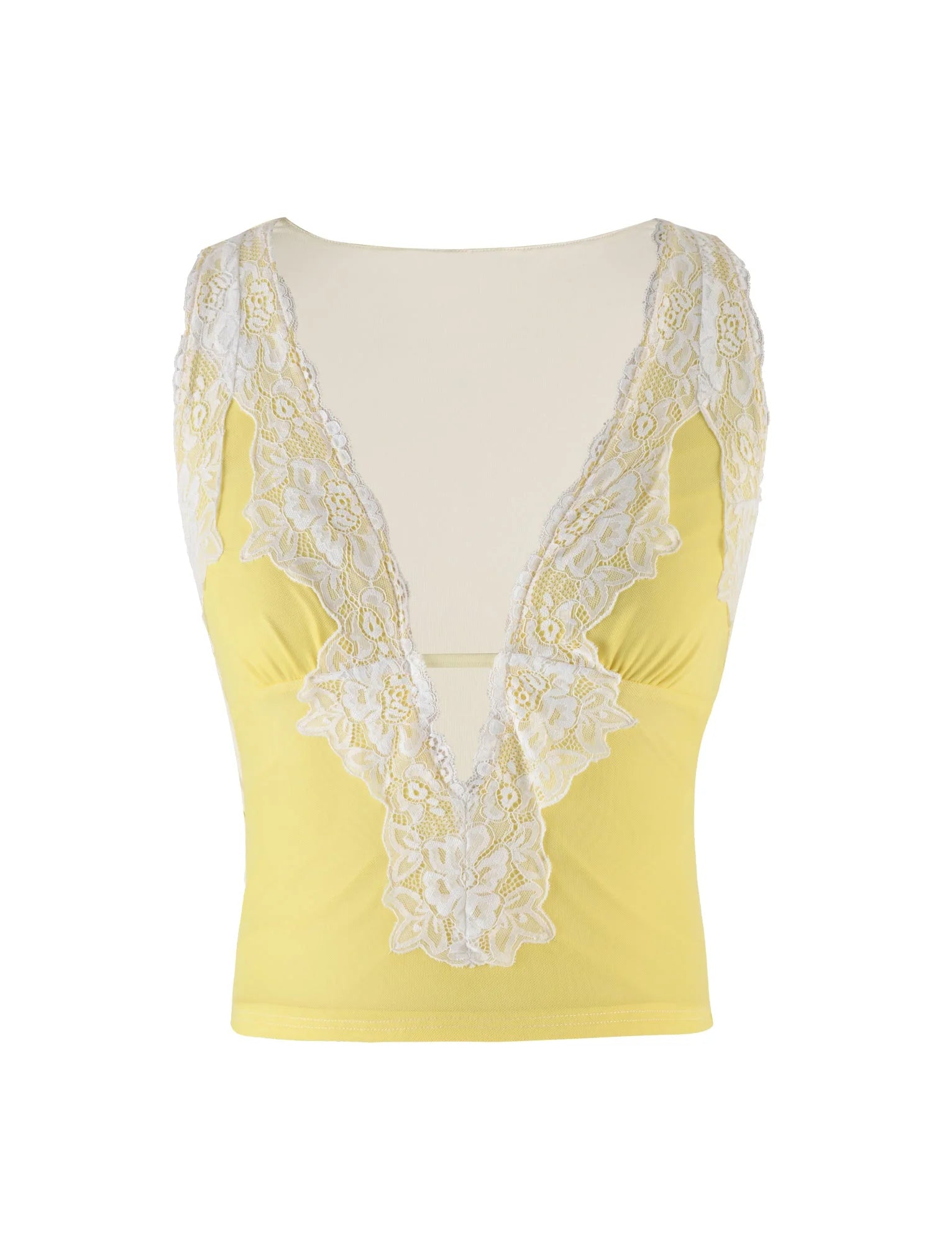EMBERLY TOP YELLOW LEMON