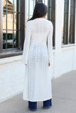 Campbell Ivory Knit Maxi Cardigan