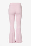 Waterproof Belted Ski Salopettes in Powder Pink