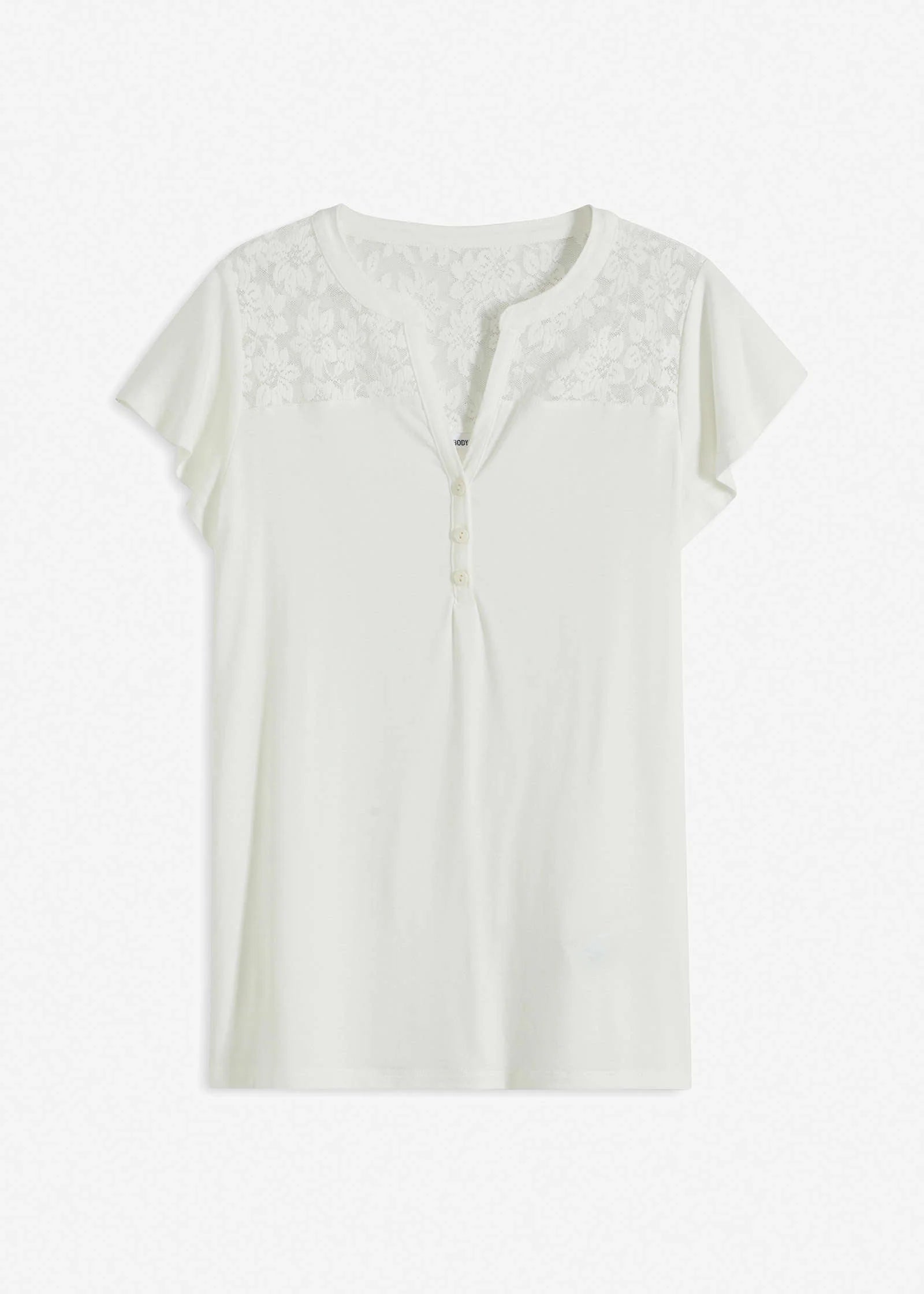 Henley Shirt Ivory