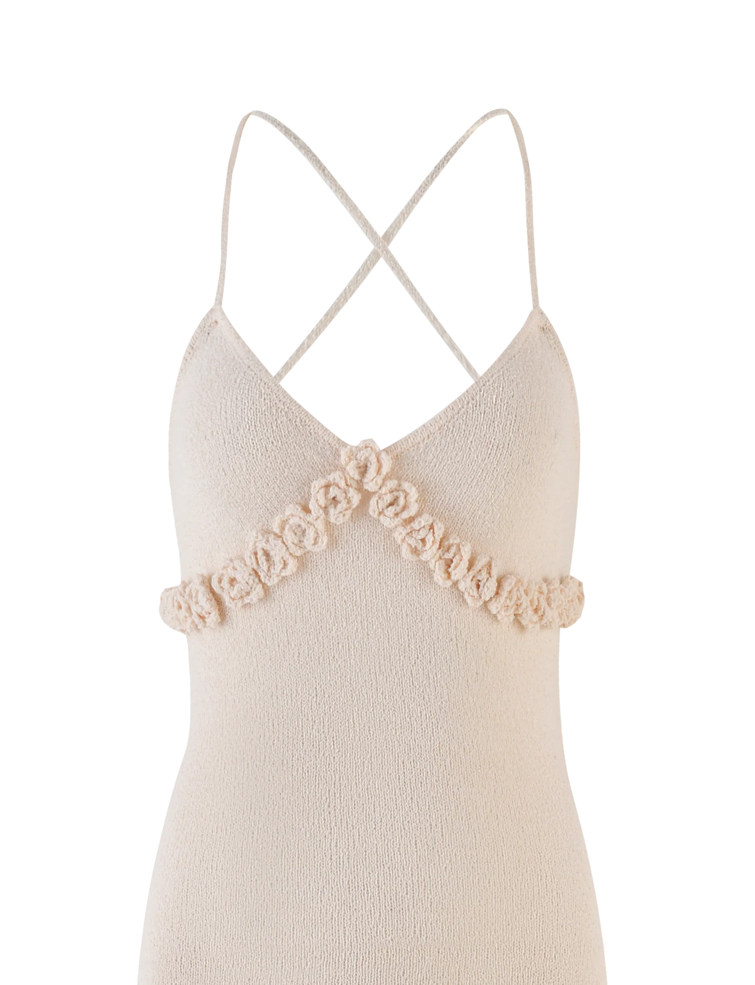 LAVELLE MAXI DRESS WHITE CREAM CREAM